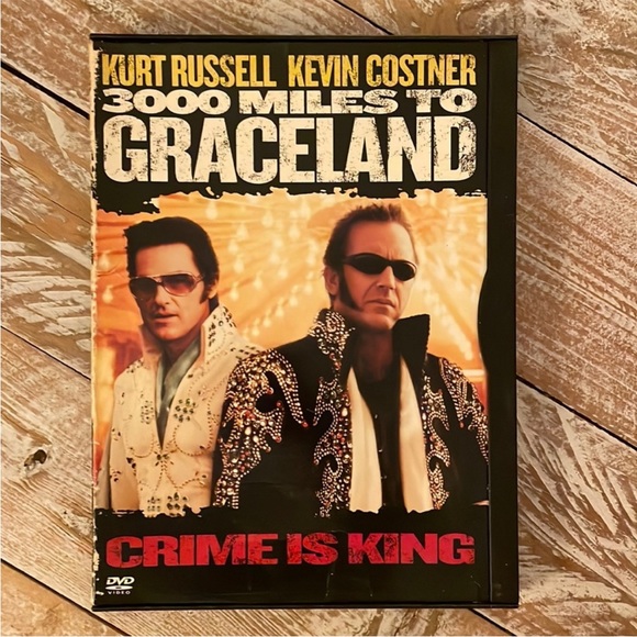 3/$15 u pick dvds📀 1/$9~ 😎3000 Miles to Graceland😎 - Picture 1 of 5